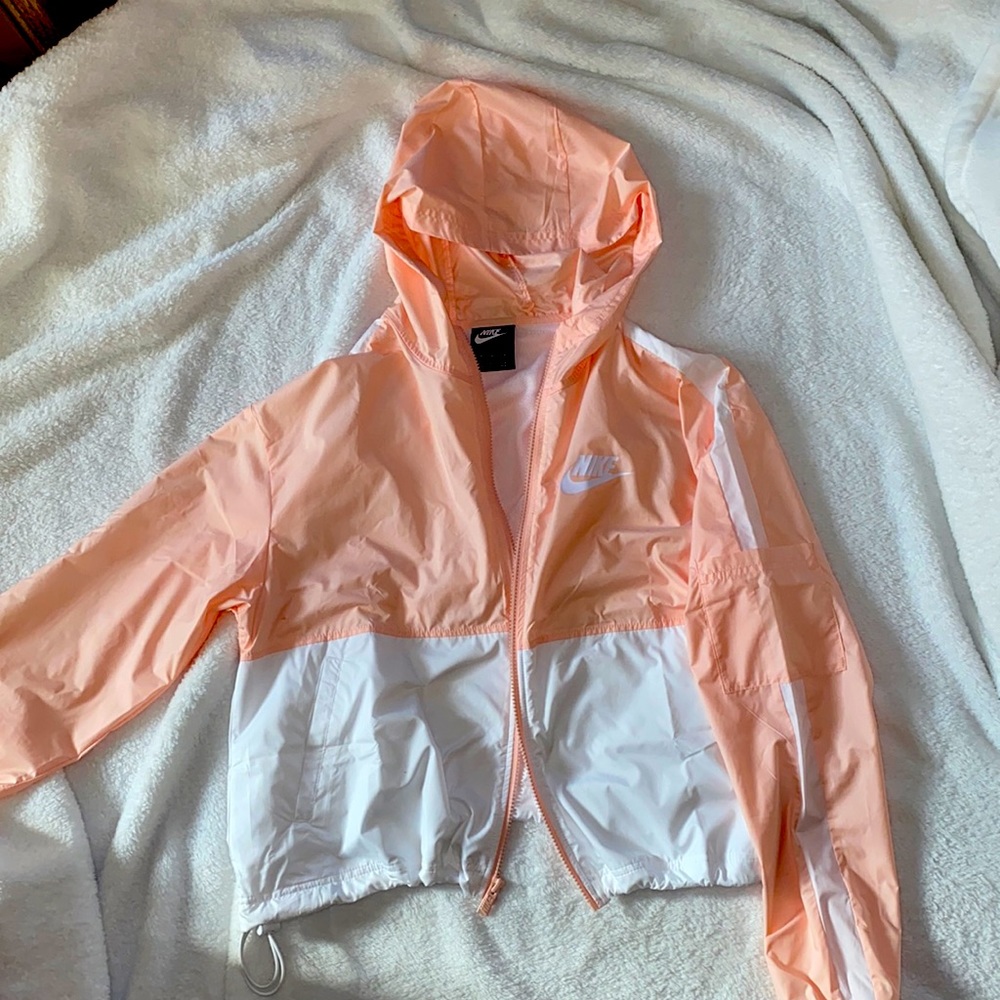 Nike Windbreaker Pink and White